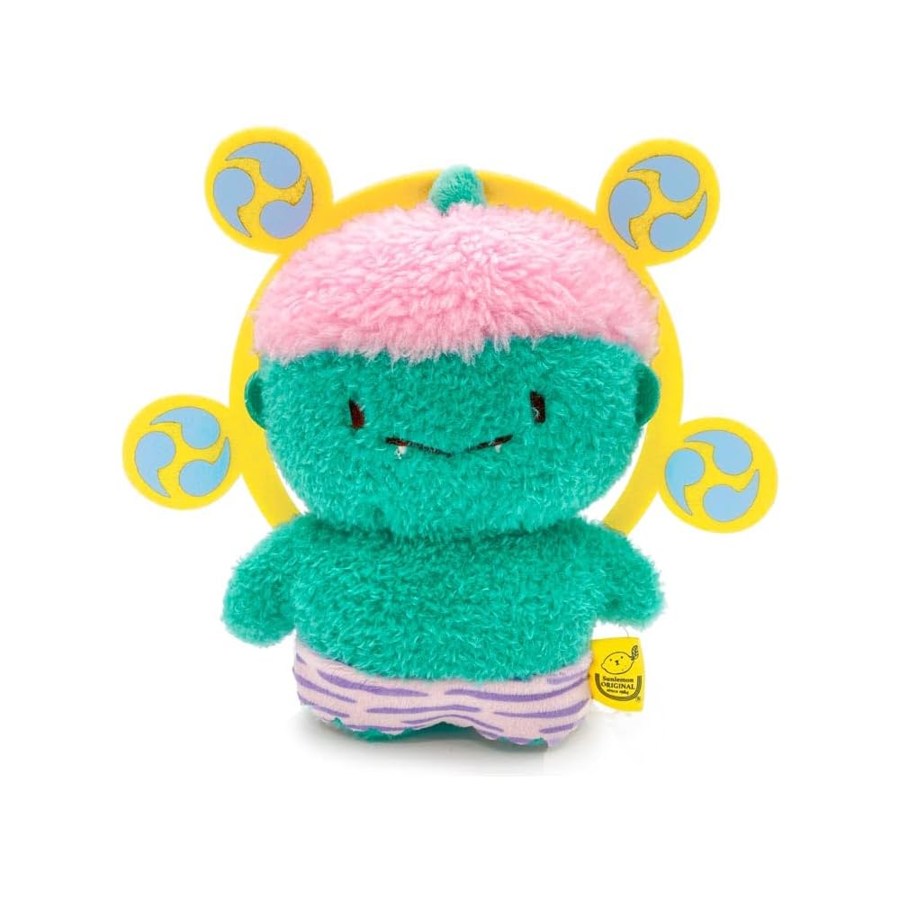Плюшевая игрушка Sunlemon Fuwafuwa Tatton S Громовой Зеленый 17,5x6x15 см Милая для Сецубуна и Зимы