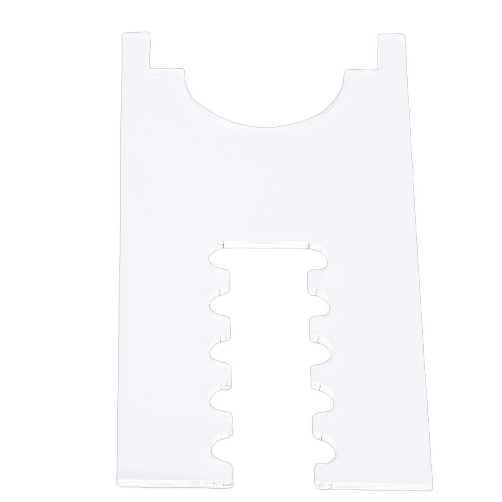 2 Pack Transparent Furniture Wall Protector 10x17cm Adjustable Couch Spacer For Sofa