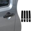 Glossy Piano Black ABS Exterior Door Handle Cover For Nissan Frontier 2005-2017