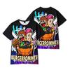 6 Colors Burgerpommes ICrimax Tshirt Hip Hop Men Women Cartoon Print Top Tees Harajuku Tshirts Fashion Summer T-shirt