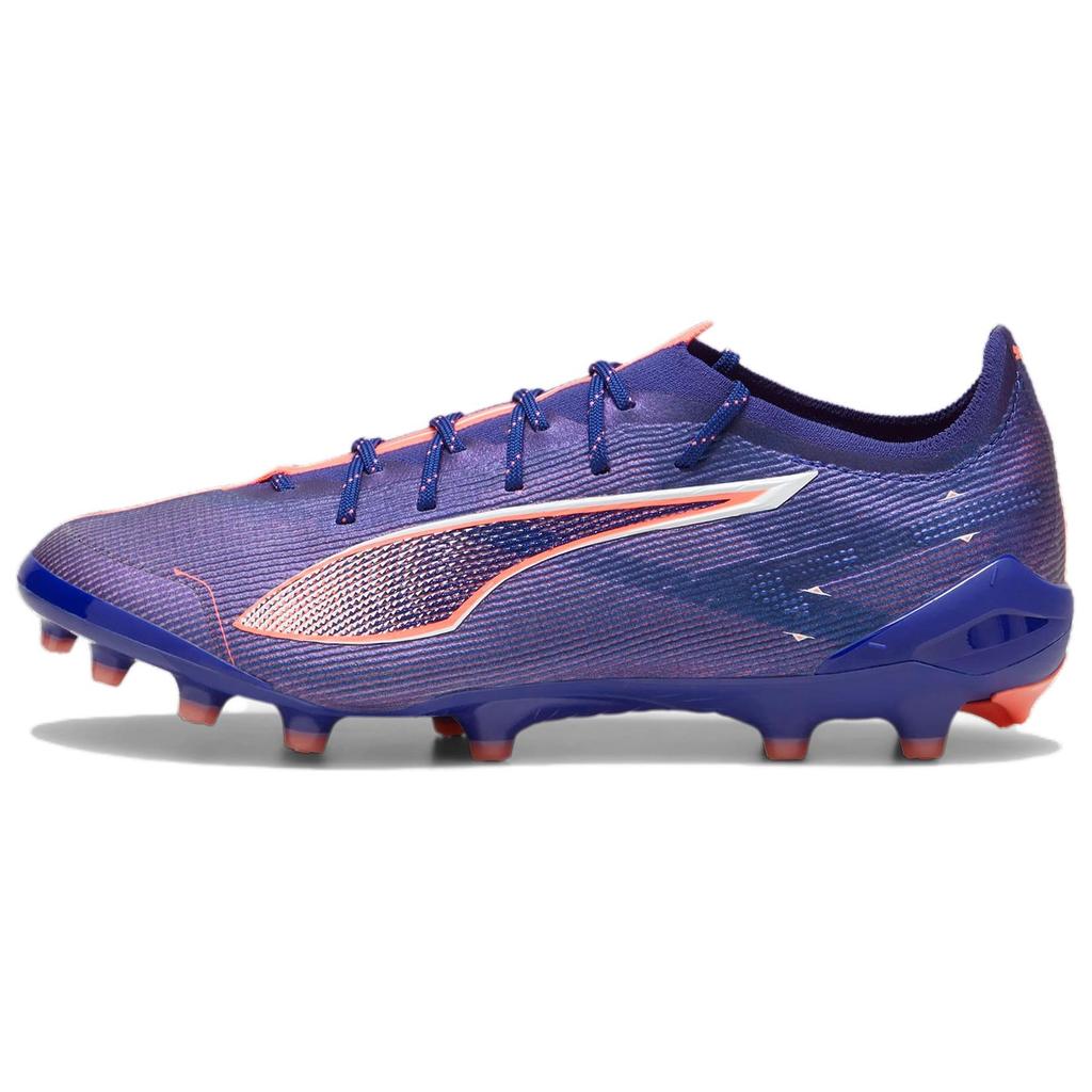 Puma Ultra 5 Series Stability Flexible Ag (Rubber Short Stud) Soccer Shoes Men Soccer Shoes Blue Purple 108089-01