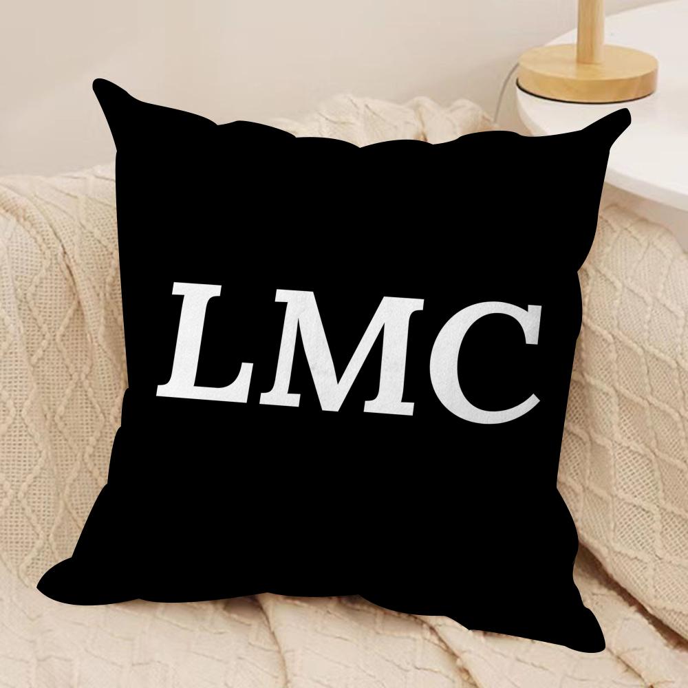 Классический корейский бренд LLMCs Наволочка для подушки Короткий плюш Двусторонний принт Квадратные наволочки для подушек Декор подушек для дивана и дома