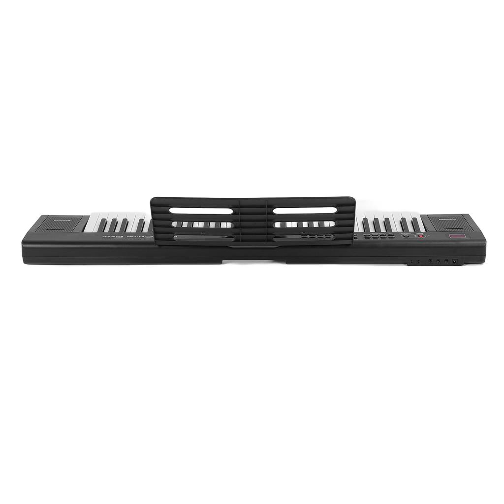 Цифровая клавиатура пианино 61 клавиша Богатые тембры и ритмы Портативное освещение Электронная клавиатура пианино