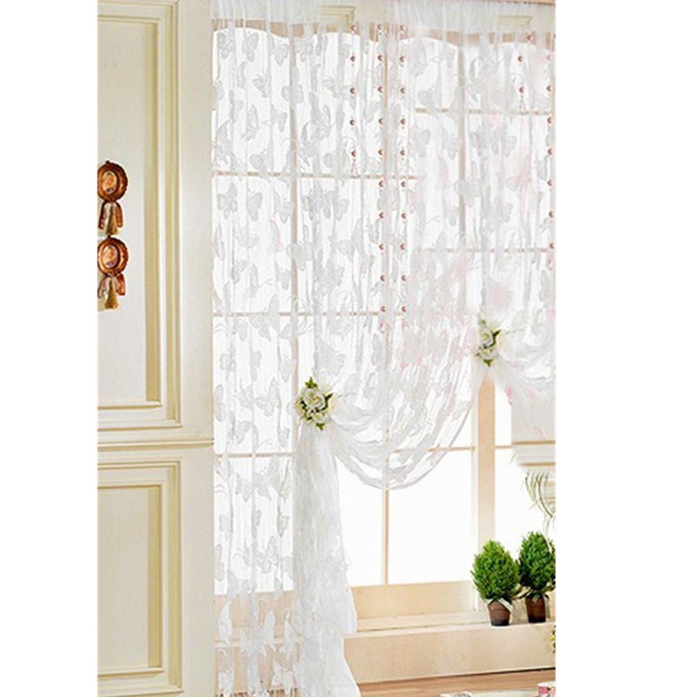 Декоративная кисточка Дверная сетка от мух Экранная панель Подвесные шторки из бусин Штора из нитей с бабочками