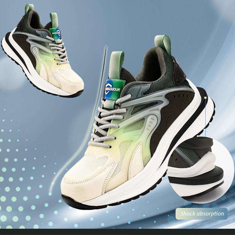 Steel Toe Safety Shoes Men Women Work Sneakers Puncture Proof Breathable Work Shoes Men Women Indestructible Shoes Industrial Safety Work Boots Male