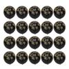 20 шт. 12-дюймовых латексных шаров, сувениры для вечеринки в честь 40-летия, свадьбы, юбилея, черные