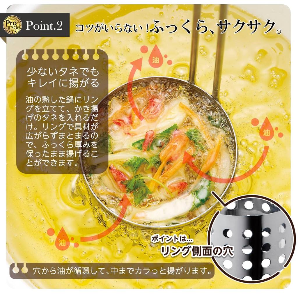 Shimomura Kogyo, сделано в Японии, магазин соба профессионального класса, кольцо Kakiage, можно мыть в посудомоечной машине, сделано в Ниигате, 25 см, PG-201 Tsubame-Sanjo