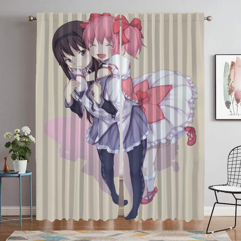 Шторы для детской комнаты Puella Magi Madoka Magica Шторы для интерьера дома для камеры Шторы для гостиной Украшения на Хэллоуин