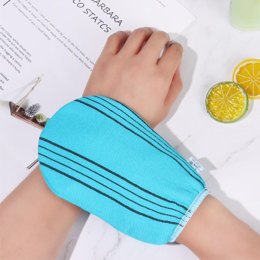 Smooth Skin Viscose Fiber Massage Shower Scrubber Bath Glove Exfoliating Towel Body Rub