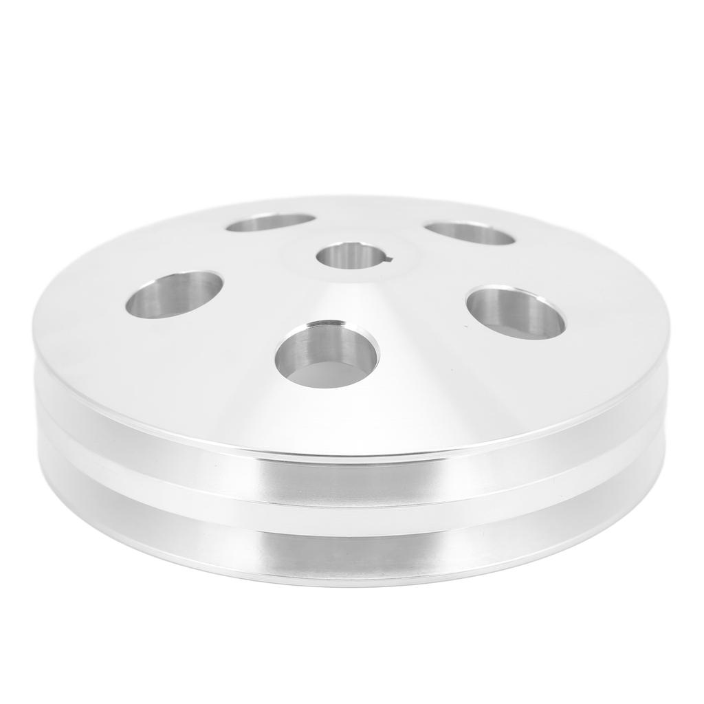 Шкив насоса гидроусилителя руля из алюминиевого сплава с 2 канавками, замена для блоков Chevy Key Way до 1972 года