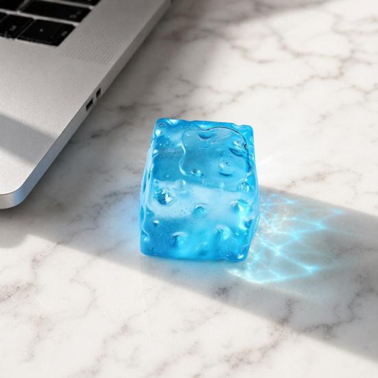 Jelly Cheese Stress Reliever Toy Soft Slow Rise Fidget for Anxiety Realistic Transparent Colorful Decompression Toy for Adults Kids