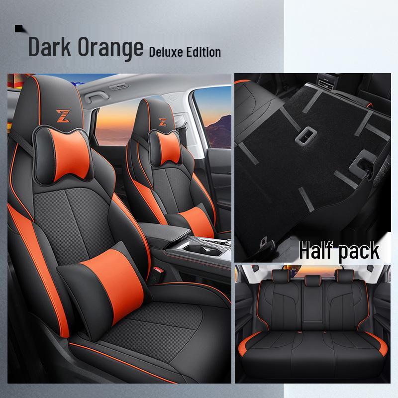 2022 Changan Oshan Z6 Full Coverage Cartoon Seat Cover & Cushion - Blue Whale Design, Four Seasons