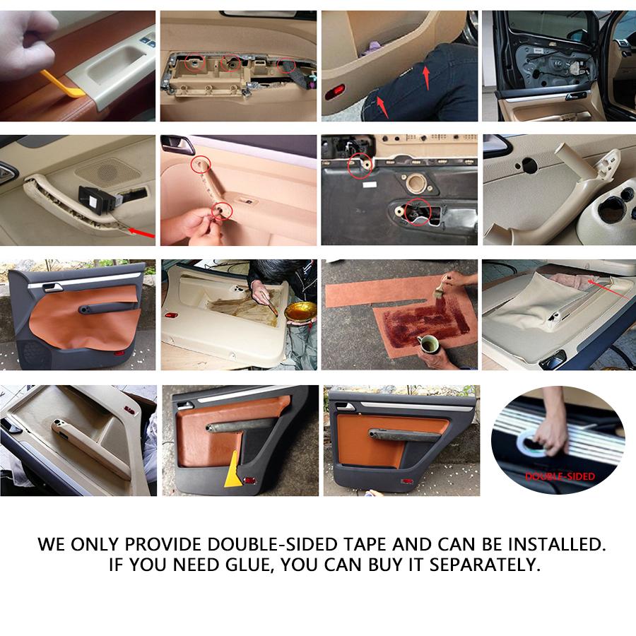 4 шт., внутренняя дверная панель из микрофибры/накладка на подлокотник двери для VW Touran 2006 2007 2008 2009 2010 2011 2012-