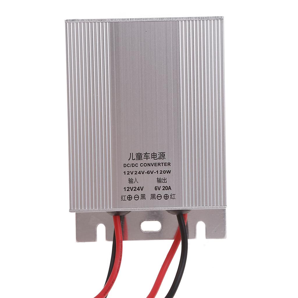 Преобразователь напряжения питания C 12 В/24 В в C 6 В 10 А, 6 В 15 А, 6 В 20 А 60 Вт 90 Вт 120 Вт водонепроницаемый преобразователь напряжения