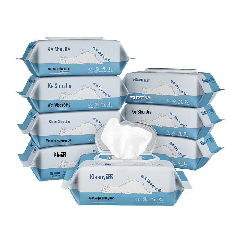 KLEENEX Смываемые влажные туалетные салфетки