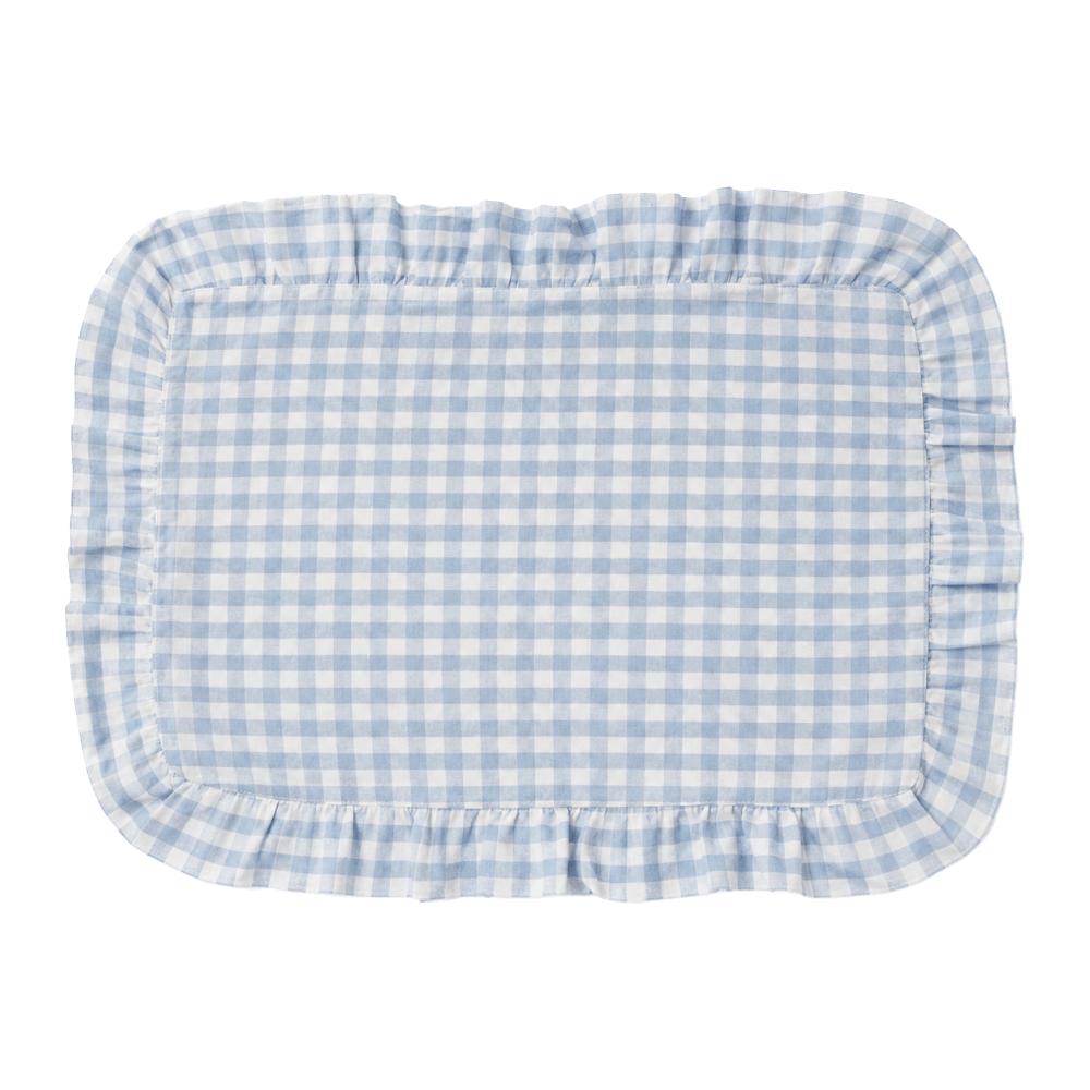 Ruffle Heat-Insulated Mat Stripe Grid Table Mat Washable Coaster  Breakfast