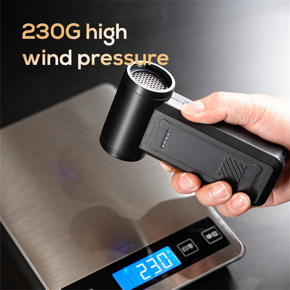 Мощный 350000 об/мин Яростный Вентилятор Электрический Воздуходув Портативный Пылесос Зарядка TypeC 58 м/с Бесщеточный Турбо Реактивный Вентилятор Воздуходув