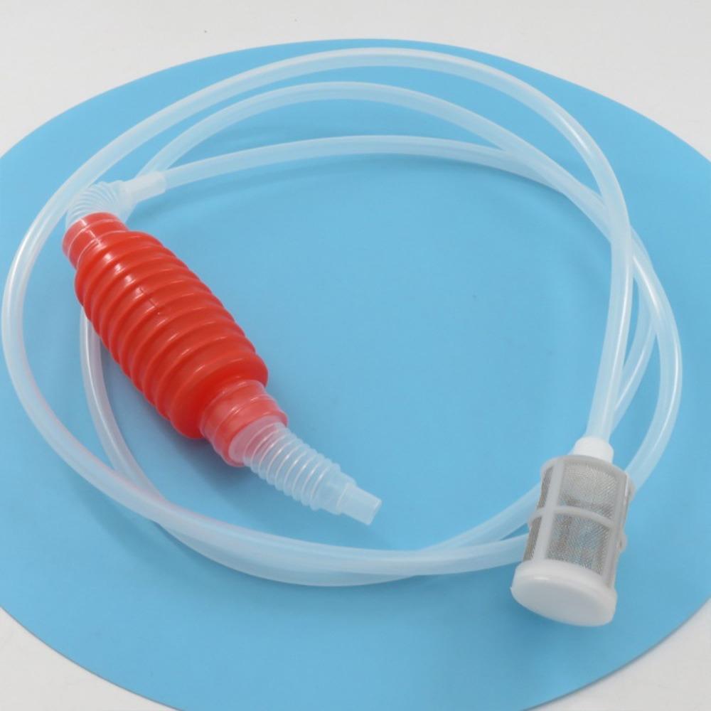 PVC Tube Fuel Tank Suction Pump 2 Meter Gas Siphon Hose Pump Manual Fuel Pump Car Fuel Transfer