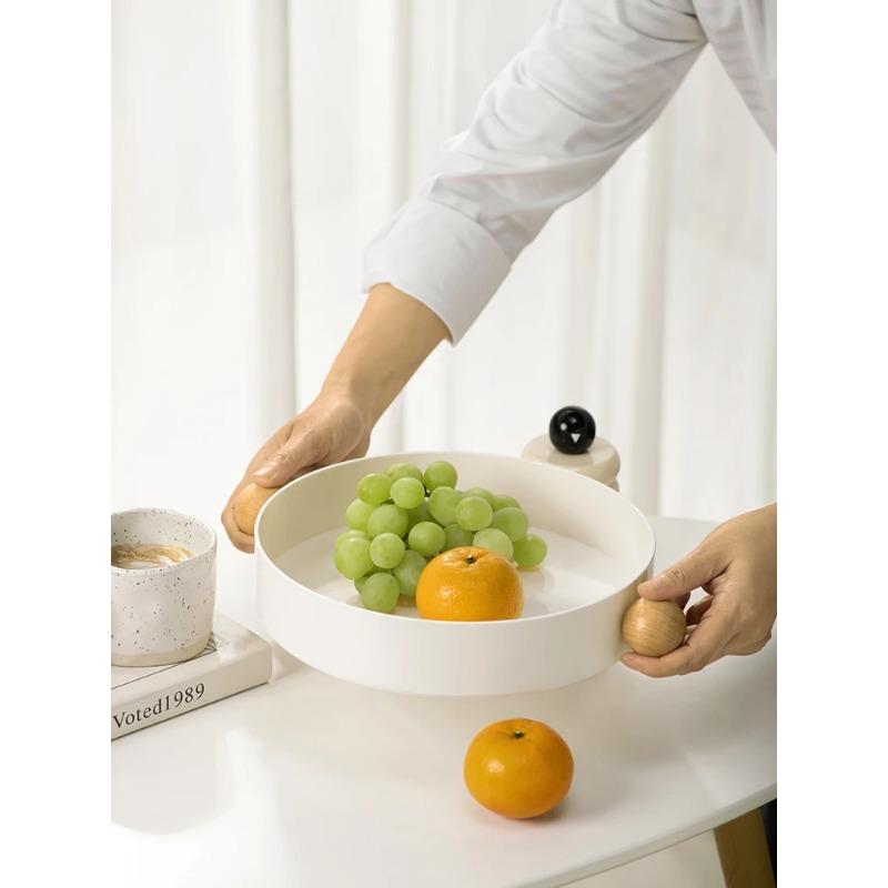 Креативная фруктовая тарелка-держатель, конфетница, настольная фруктовая тарелка, журнальный столик, гостиная, закуски, большое деревянное хранилище для мячей