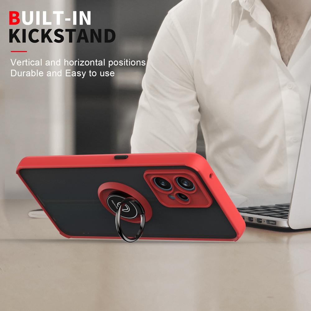 KEYSION Модный матовый чехол для Realme 9 Pro + 9i, противоударный чехол с прозрачным кольцом для телефона OPPO A96 A95 A94 A76 A36 A74 A54 5G