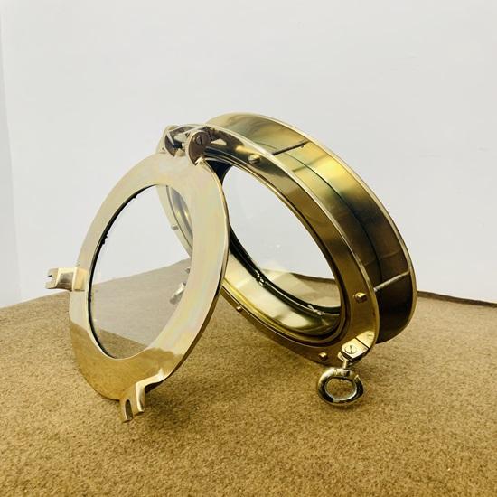 30.48 Cm Canal Boat Porthole Window Golden Finish Door Window Glass Porthole Home Decorative Porthole