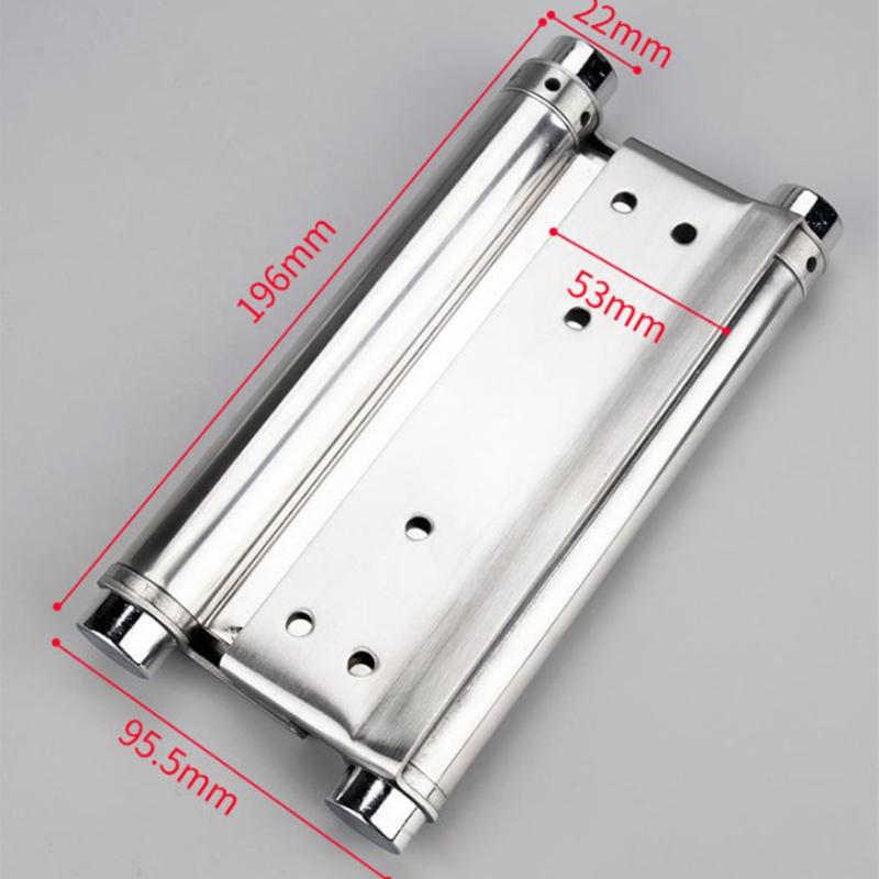 1 шт. Двойная открывающаяся пружинная петля из нержавеющей стали с двумя путями, дверная петля Cowboy