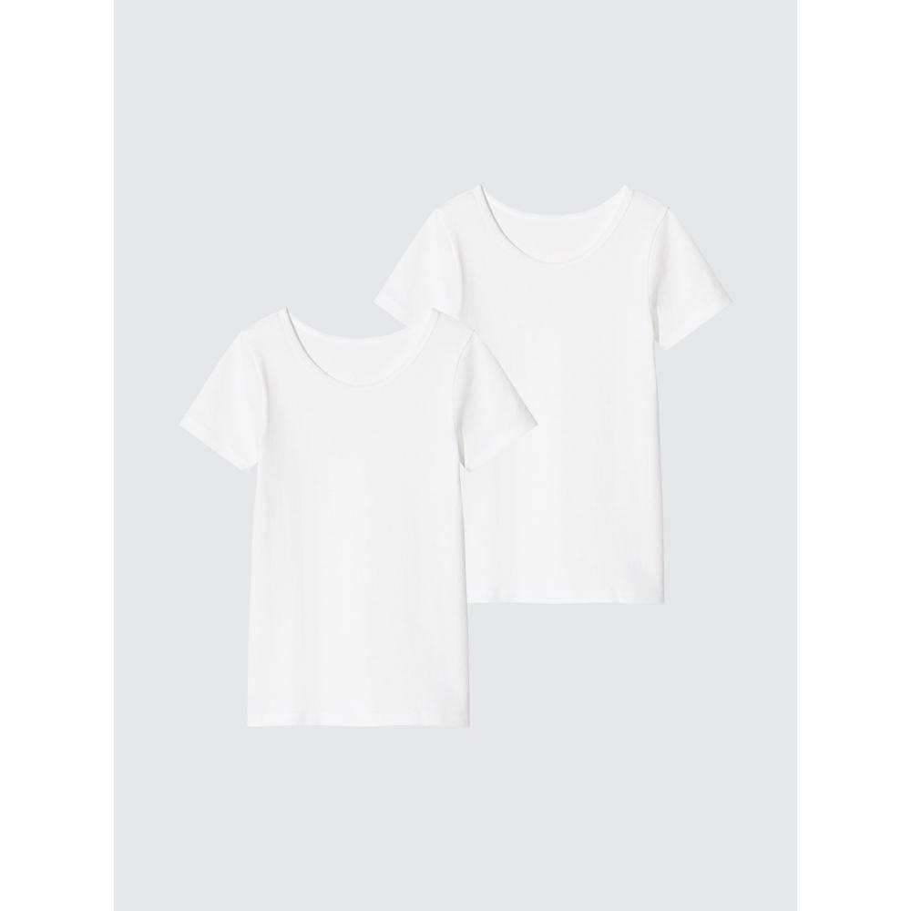 Uniqlo Japan Cotton Inner U Neck 2 Pack