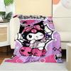 1pc Kuromi Halloween themed home decor blanket - Seasonal universal cozy washable gift for all ages, suitable for all families, multiple siz