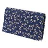 Inden Business Card Large Navy Blue X White Dragonfly Pattern [Indenya] Holder, Capacity, Deerskin, Lacquer, 2501-14-008