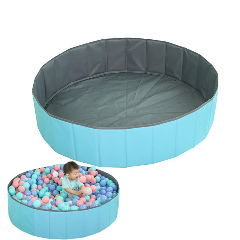 Просторный и прочный складной манеж-игровая площадка с шариками для детей с 10 фунтами фарфорового песка