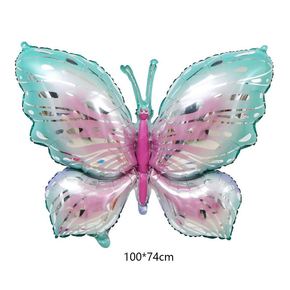Large Colorful Butterfly Balloon Cartoon Aluminum Foil Balloons Helium Balloons  Party Decorations