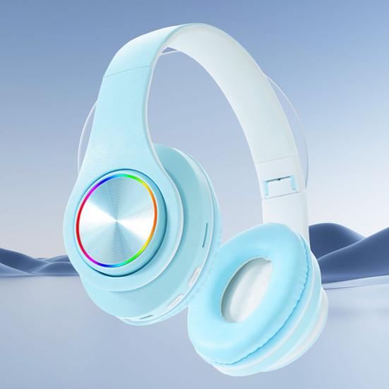 Беспроводные наушники со стабильным соединением, RGB-подсветкой, низкой задержкой, шумоподавлением, глубоким