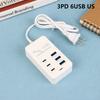Eu US Plug Multiport Us Charger 35W Pd Type C Fast Charger Wall Charger Us Hub Adapter 6 Ports Mobile Phone Us Quick Charger