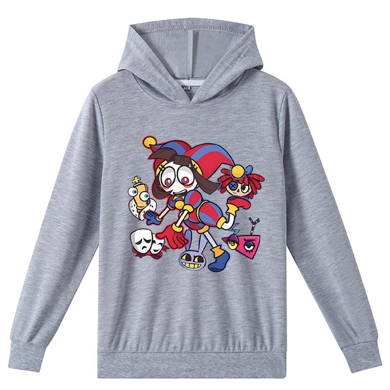 Детская 3D толстовка с капюшоном THE AMAZING DIGITAL CIRCUS свитер для детей