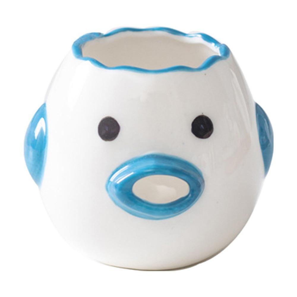 Держатель для яиц для приготовления пищи Керамический сепаратор для яичного белка Желток Белок Сепаратор Симпатичный фильтр для куриных яиц