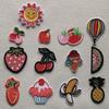 Embroidered Fruits Patches On Clothing, Iron-on Patches for Clothing Cute Embroidered Fruits Stickers