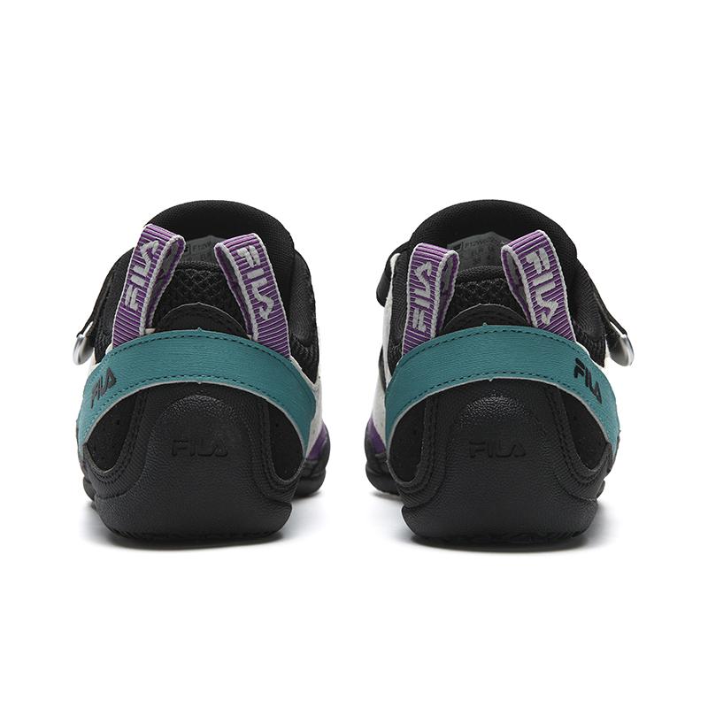 FILA STEP Abrasion Resistant, Breathable, Lightweight Low top Casual Shoes Women's Black/Light Gray Yellow F12W622120FBB