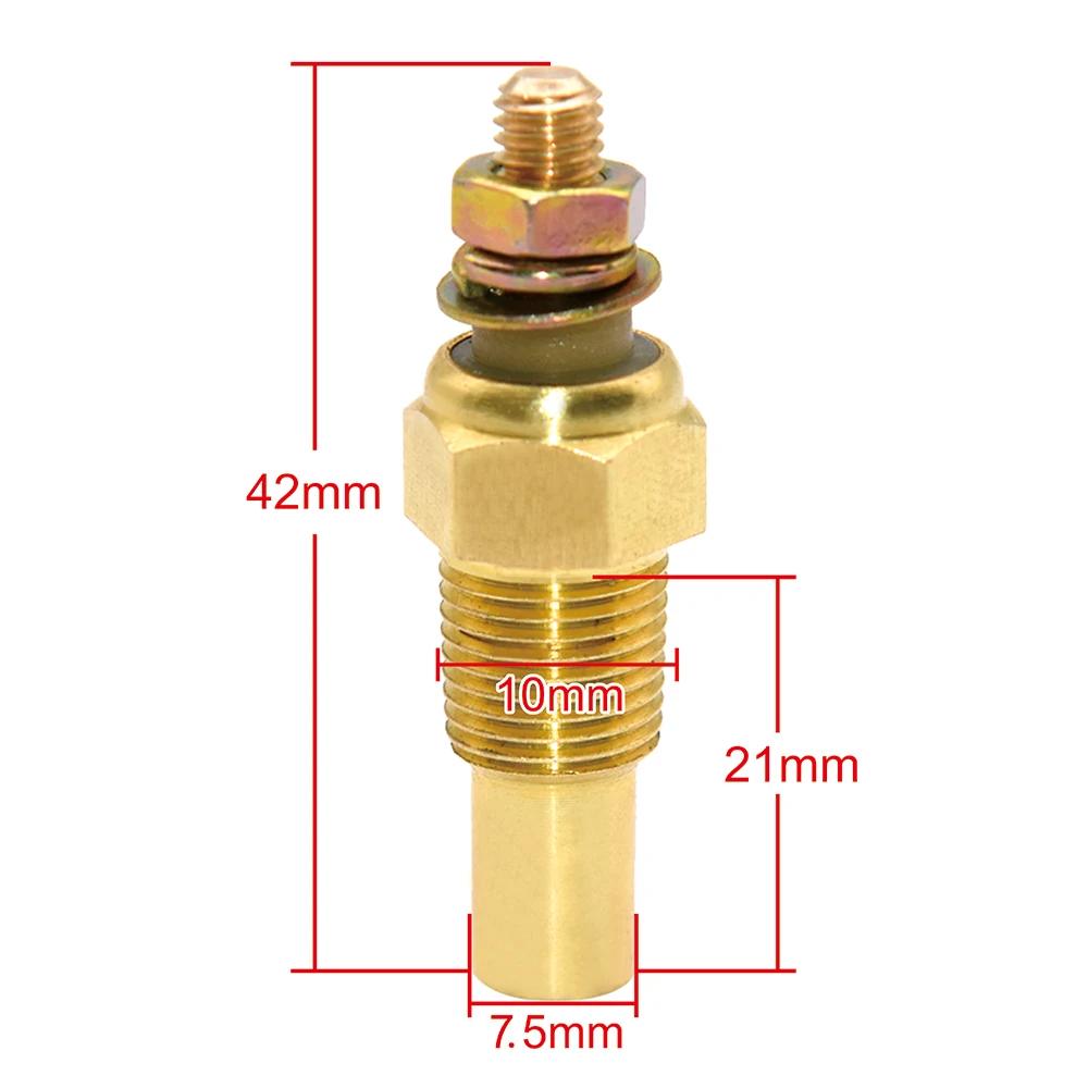 10mm 1/8 NPT Water Temperature Sensor Oil Temp Sensor Universal Car Auto Truck Sender Water Temp Sensor Racing Electric Gauge