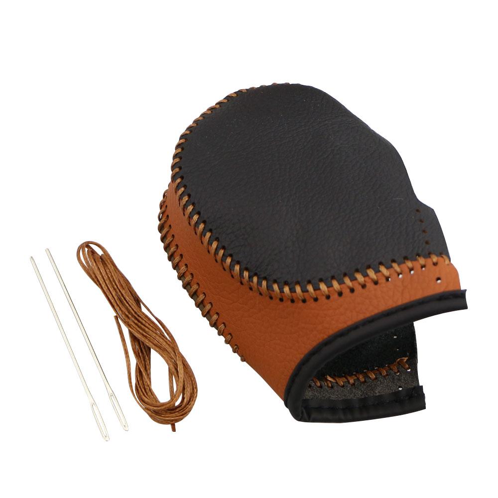 Кожаный чехол на ручку переключения передач для Renault Koleos Talisman Megane Captur Clio Scenic Kadjar Fluence для Samsung QM5 QM6