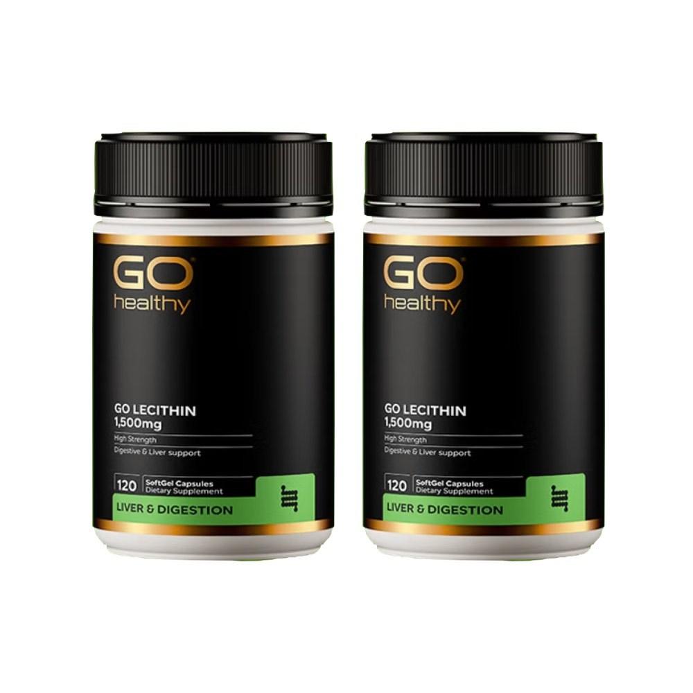 NZ Go Healthy Лецитин 1 500 мг 1,5 г 2 шт. 120 таблеток