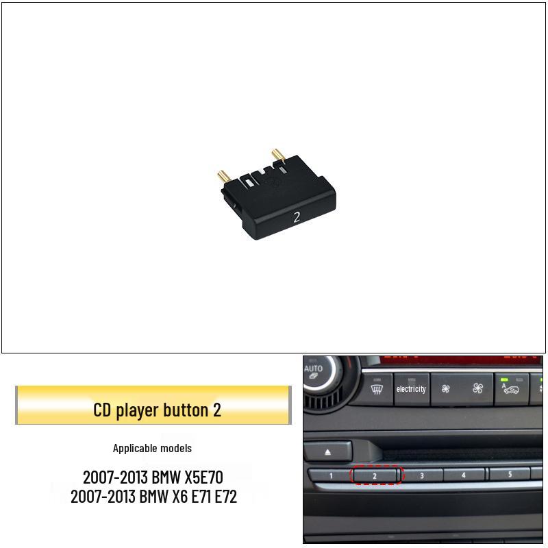 Совместимая аудио ручка для BMW X5/X6 E70/E71 CD-плеер регулировка громкости