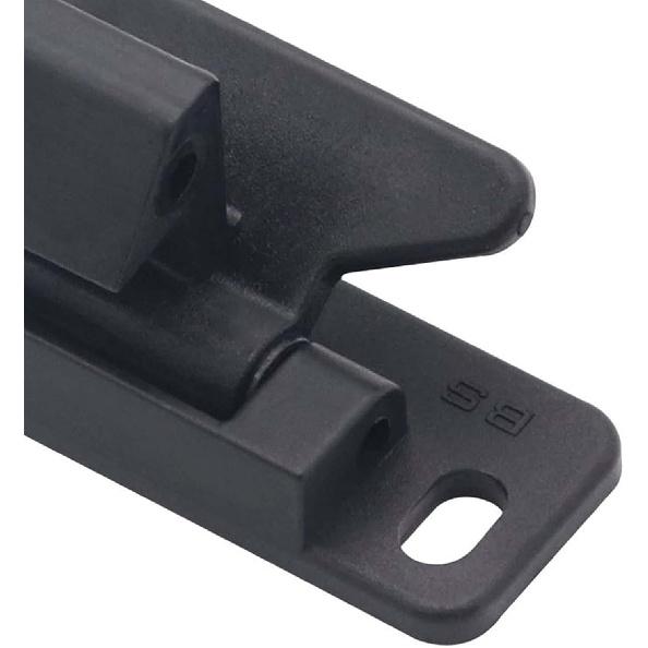 Universal Nylon Metal Cupboard Door Catch Drawer Latch for RV Boat Cupboard Doors, Black