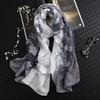 Women's Spring and Autumn Elegant Atmosphere Sunscreen Silk Scarf Long Beautiful Gradient Color Shawl