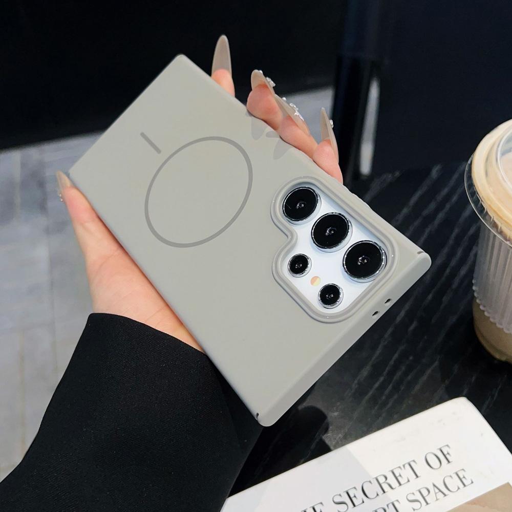 Luxury Slim Magnetic Case For Samsung Galaxy A55 A56 A26 A36 A06 A35 A25 A16 A15 5G Wirless Charging Matte Shockproof Hard Cover