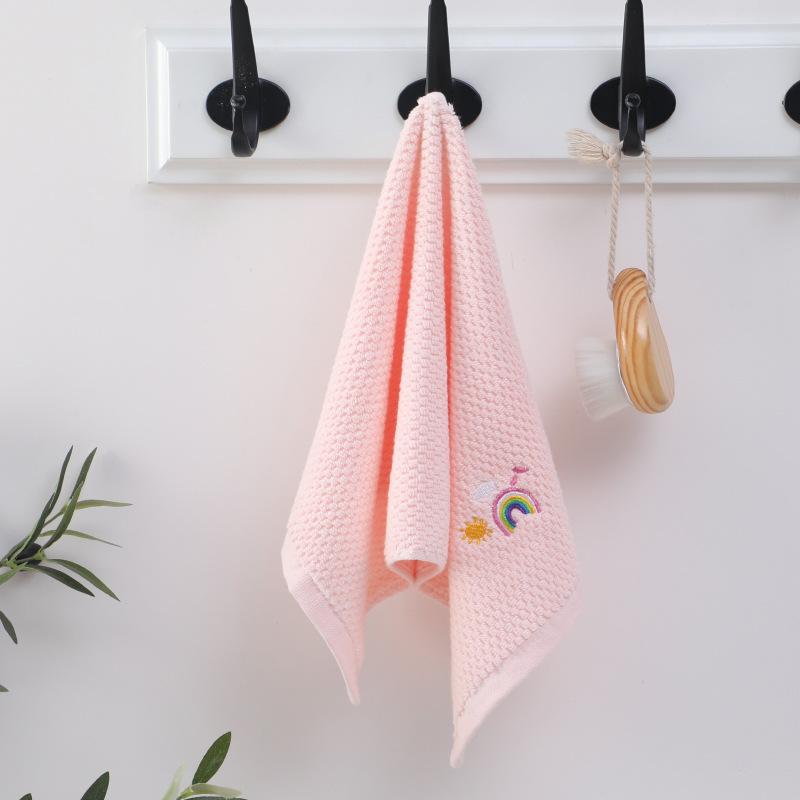 Cartoon Cotton Children Towels Soft Comfortable Wash Face Towel for Kids Newborn Baby Bath Towel Shower Washcloth Handkerchief