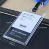 Work Identity ID Card Holder Adjustable Name Card Cover Business Card Holder  Women Men