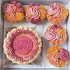 Pudełko Na  Muffiny I Torcik 23X23X10Cm Biało-Transparentne Bento Box