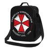 Umbrella Corporation Изолированная сумка для обеда для косплея видеоигр Портативный охладитель Термобокс для еды Ланч-бокс для кемпинга на открытом воздухе