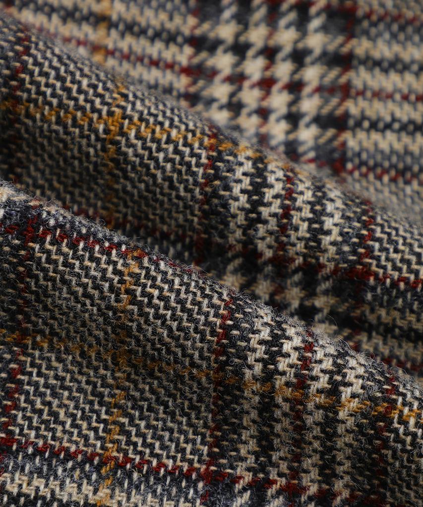Brooks Brothers Lambswool Check Skirt (Beige) (Bbkzwm3839Zef)