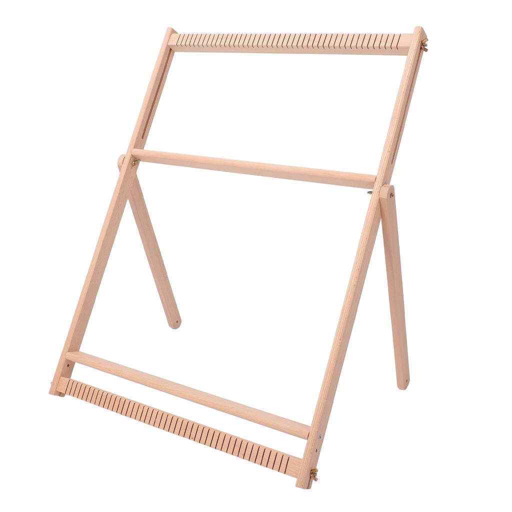 Гобеленовый ткацкий станок с регулируемой подставкой, простая сборка, деревянный ткацкий станок для начинающих детей